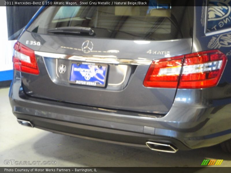 Steel Grey Metallic / Natural Beige/Black 2011 Mercedes-Benz E 350 4Matic Wagon