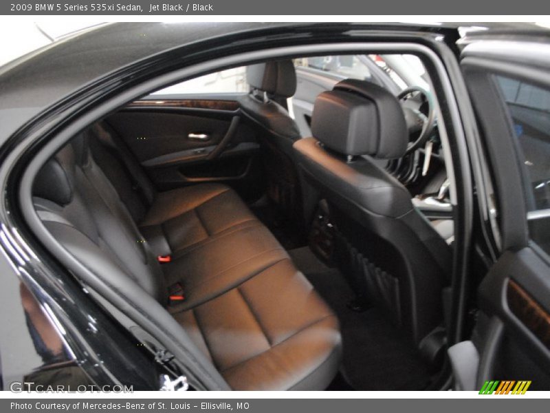 Jet Black / Black 2009 BMW 5 Series 535xi Sedan