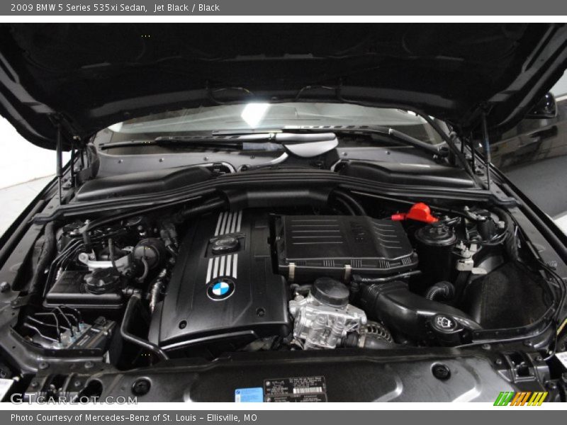 Jet Black / Black 2009 BMW 5 Series 535xi Sedan