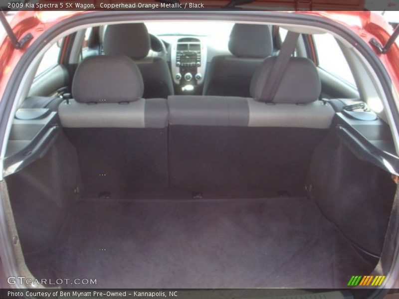 Copperhead Orange Metallic / Black 2009 Kia Spectra 5 SX Wagon