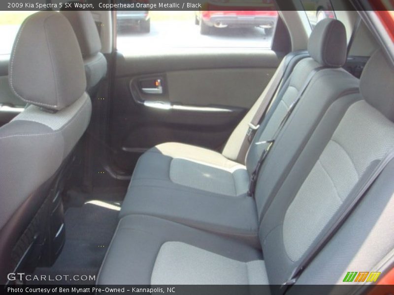 Copperhead Orange Metallic / Black 2009 Kia Spectra 5 SX Wagon