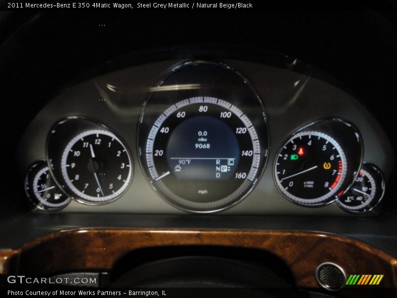 Steel Grey Metallic / Natural Beige/Black 2011 Mercedes-Benz E 350 4Matic Wagon
