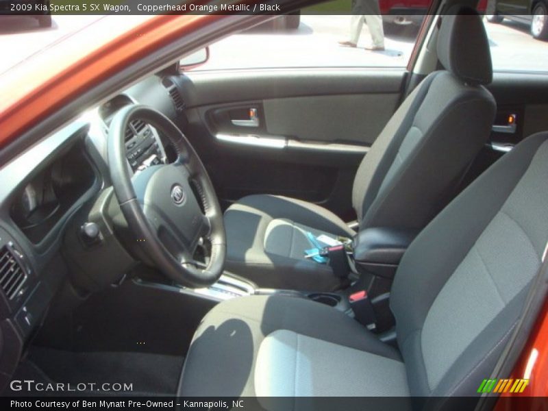 Copperhead Orange Metallic / Black 2009 Kia Spectra 5 SX Wagon