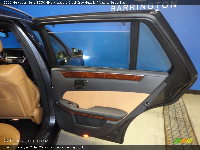Steel Grey Metallic / Natural Beige/Black 2011 Mercedes-Benz E 350 4Matic Wagon