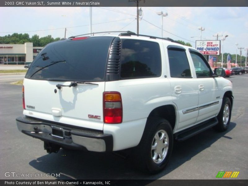 Summit White / Neutral/Shale 2003 GMC Yukon SLT