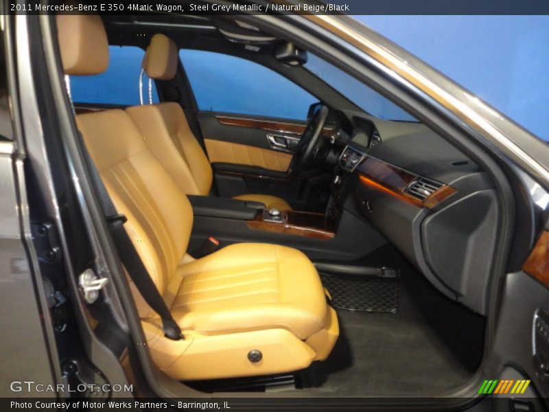 Steel Grey Metallic / Natural Beige/Black 2011 Mercedes-Benz E 350 4Matic Wagon