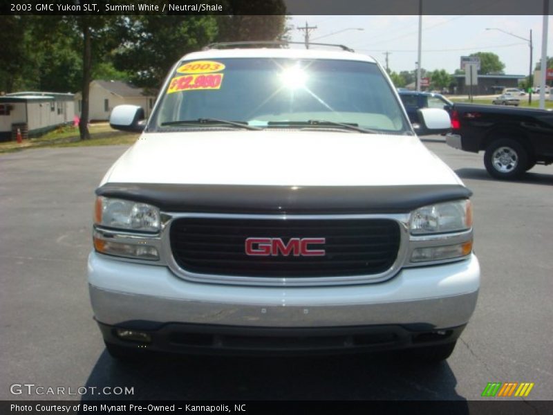 Summit White / Neutral/Shale 2003 GMC Yukon SLT