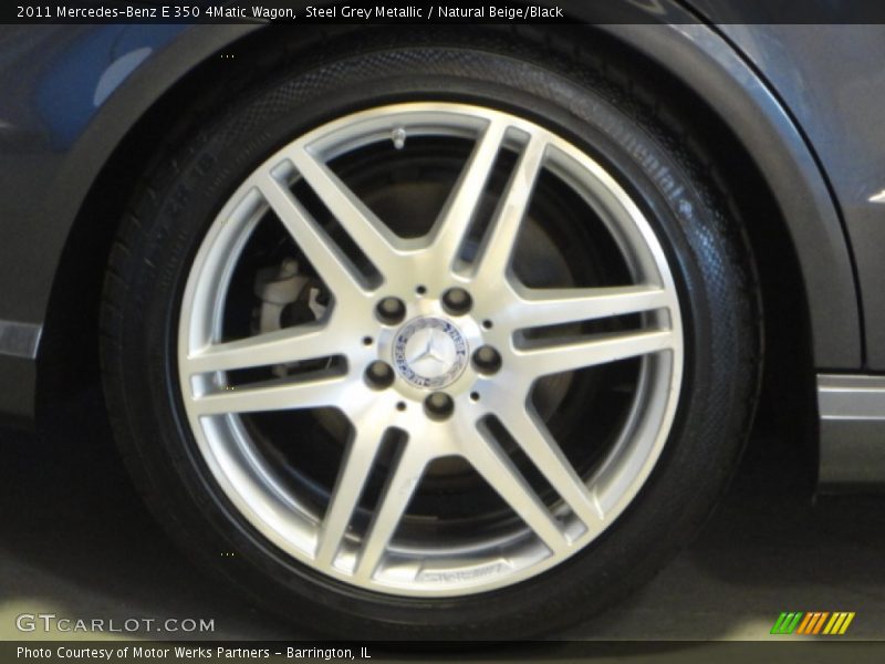 Steel Grey Metallic / Natural Beige/Black 2011 Mercedes-Benz E 350 4Matic Wagon