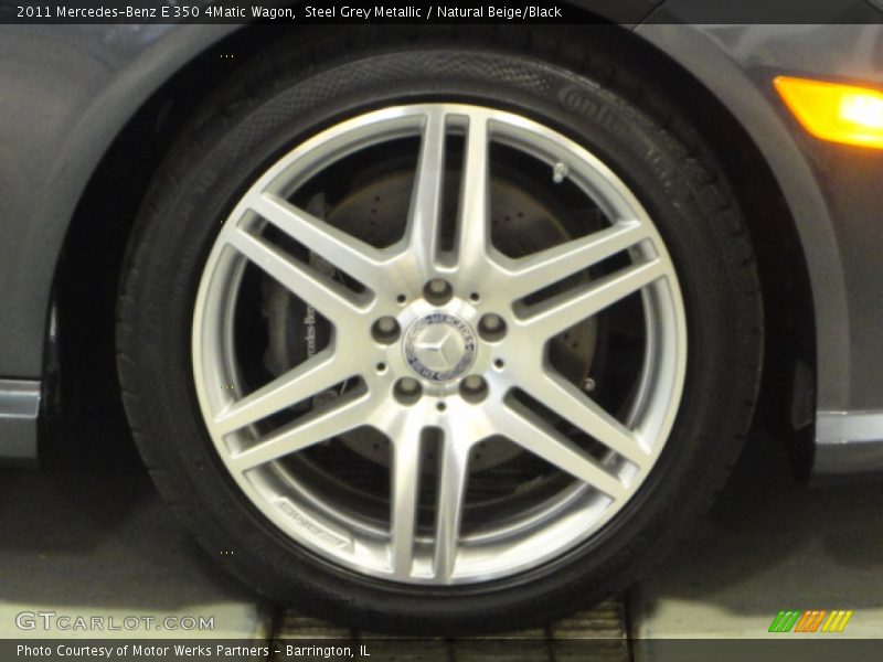 Steel Grey Metallic / Natural Beige/Black 2011 Mercedes-Benz E 350 4Matic Wagon