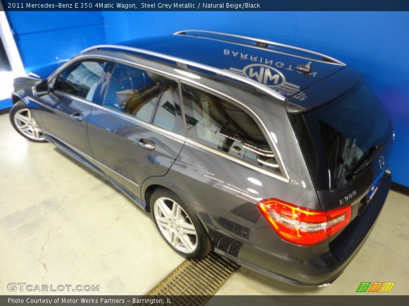 Steel Grey Metallic / Natural Beige/Black 2011 Mercedes-Benz E 350 4Matic Wagon