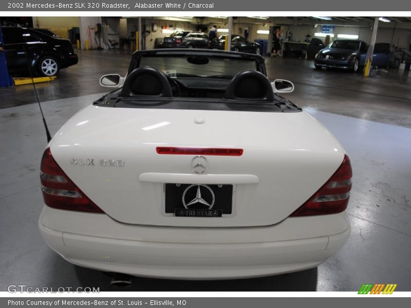 Alabaster White / Charcoal 2002 Mercedes-Benz SLK 320 Roadster