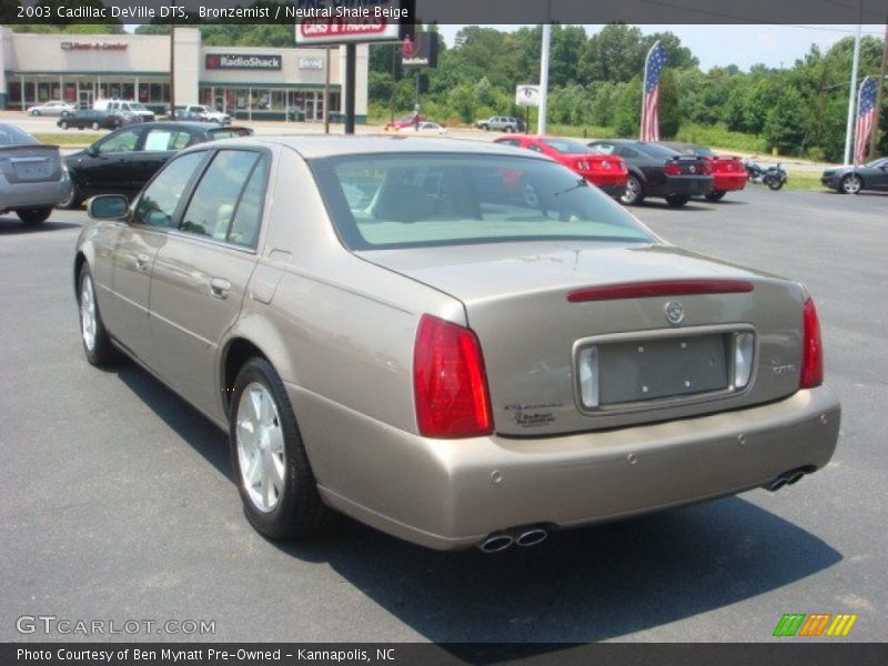 Bronzemist / Neutral Shale Beige 2003 Cadillac DeVille DTS