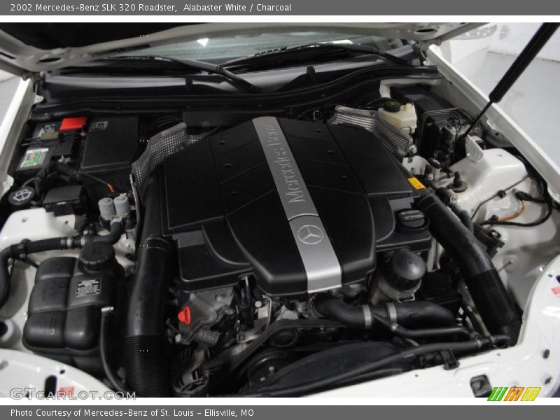 Alabaster White / Charcoal 2002 Mercedes-Benz SLK 320 Roadster
