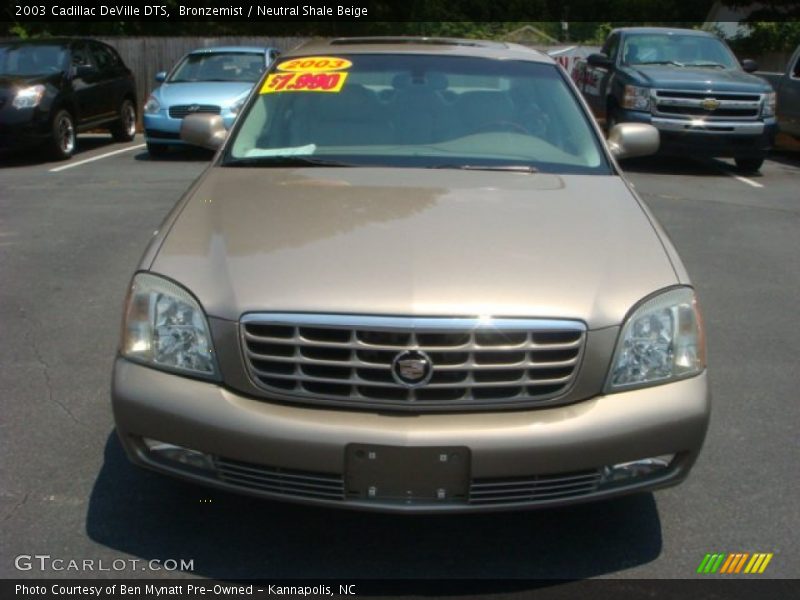 Bronzemist / Neutral Shale Beige 2003 Cadillac DeVille DTS