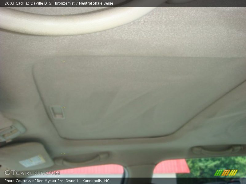 Bronzemist / Neutral Shale Beige 2003 Cadillac DeVille DTS