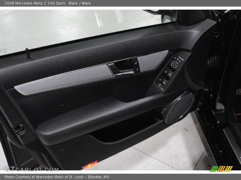 Black / Black 2008 Mercedes-Benz C 300 Sport