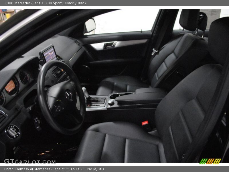Black / Black 2008 Mercedes-Benz C 300 Sport