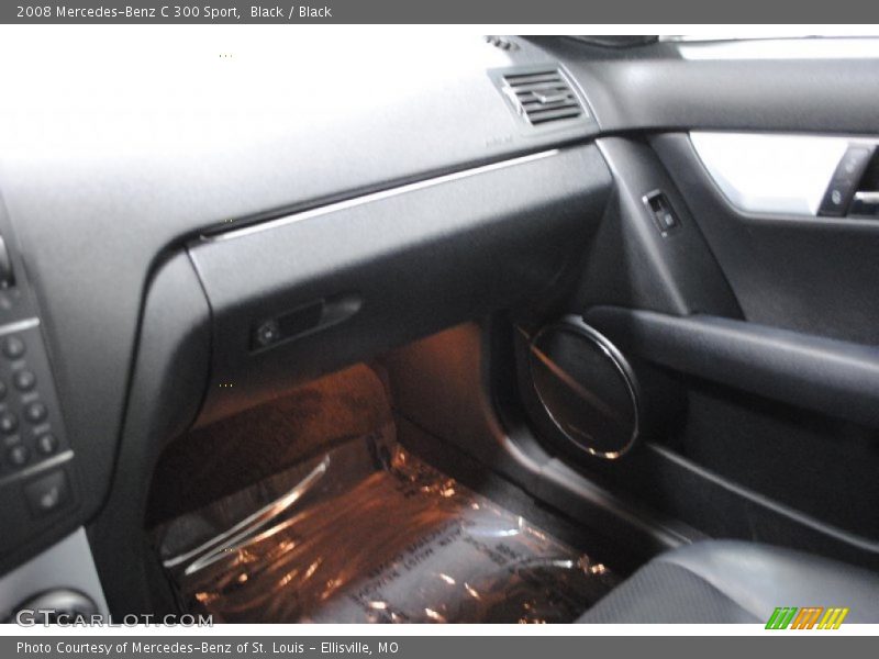 Black / Black 2008 Mercedes-Benz C 300 Sport