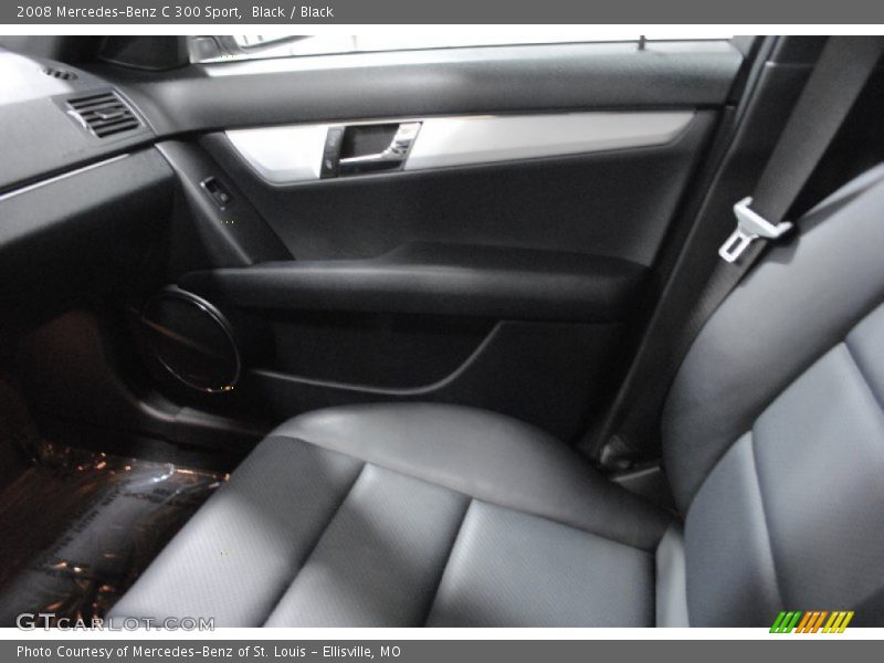 Black / Black 2008 Mercedes-Benz C 300 Sport