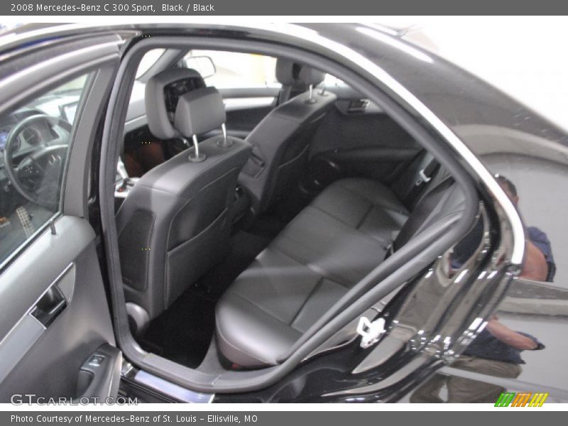 Black / Black 2008 Mercedes-Benz C 300 Sport