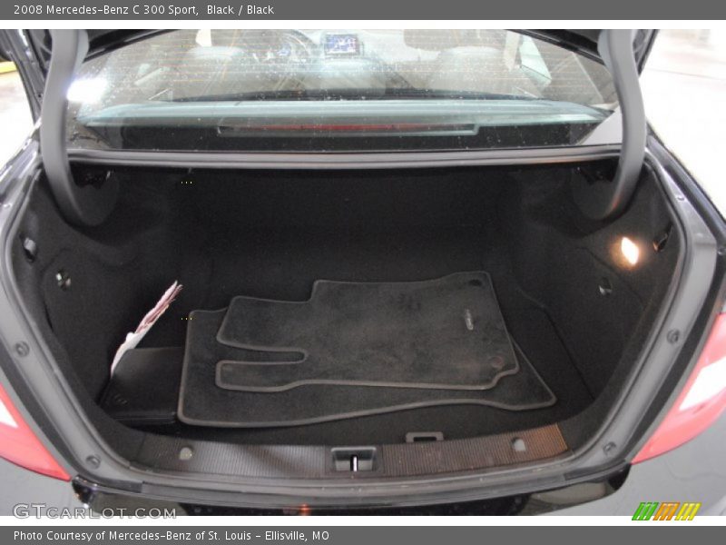 Black / Black 2008 Mercedes-Benz C 300 Sport