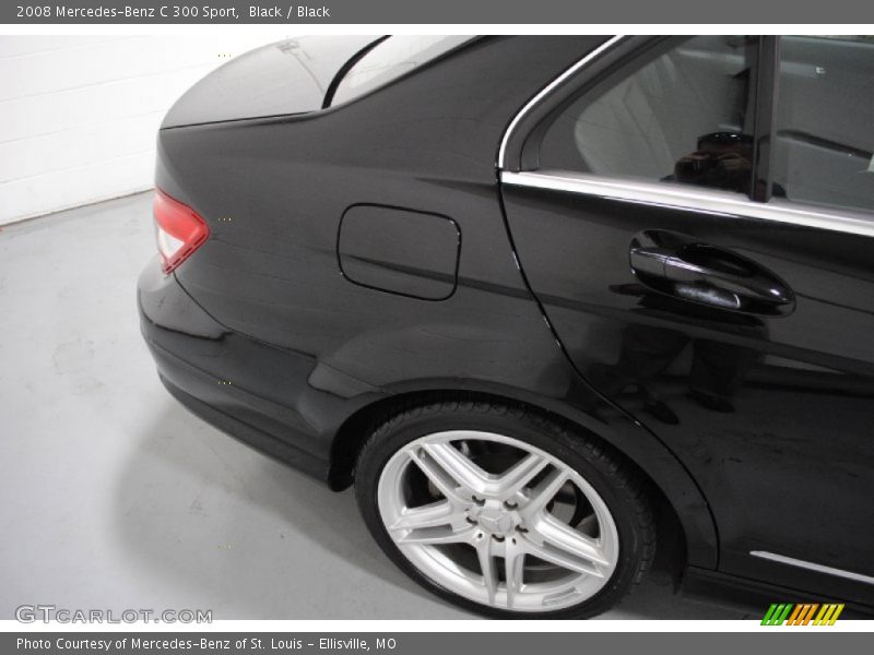 Black / Black 2008 Mercedes-Benz C 300 Sport