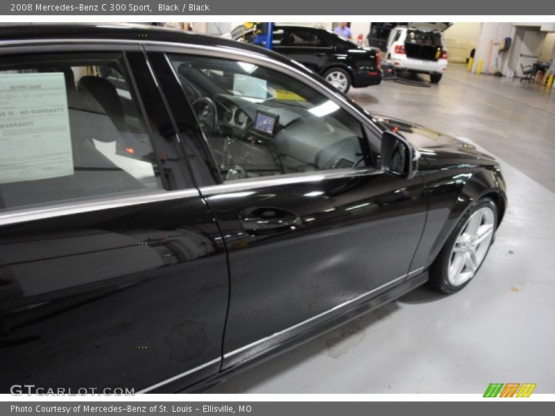 Black / Black 2008 Mercedes-Benz C 300 Sport