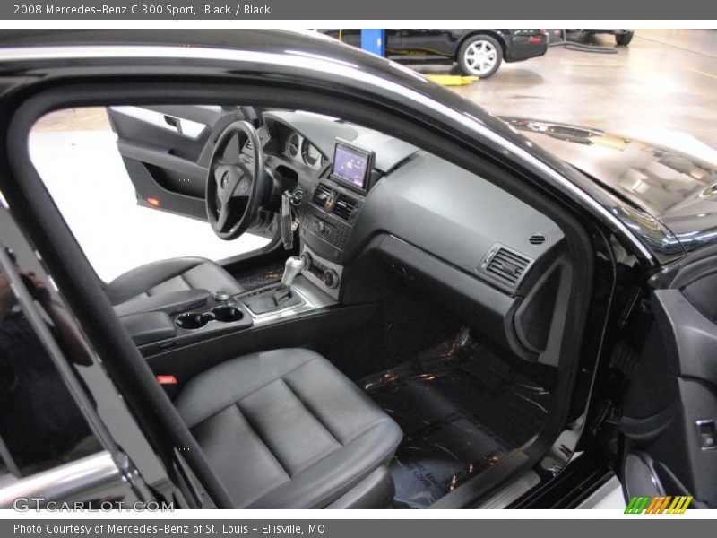 Black / Black 2008 Mercedes-Benz C 300 Sport
