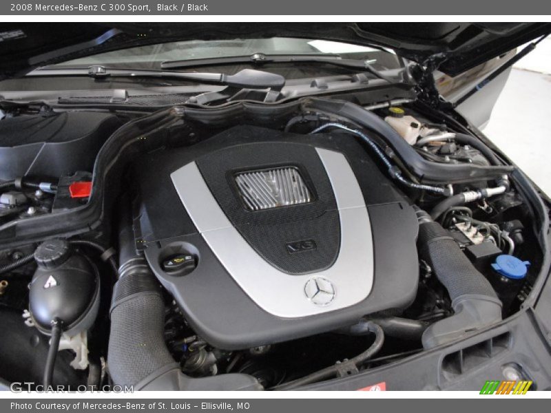 Black / Black 2008 Mercedes-Benz C 300 Sport