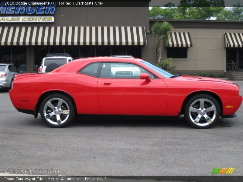 TorRed / Dark Slate Gray 2010 Dodge Challenger R/T