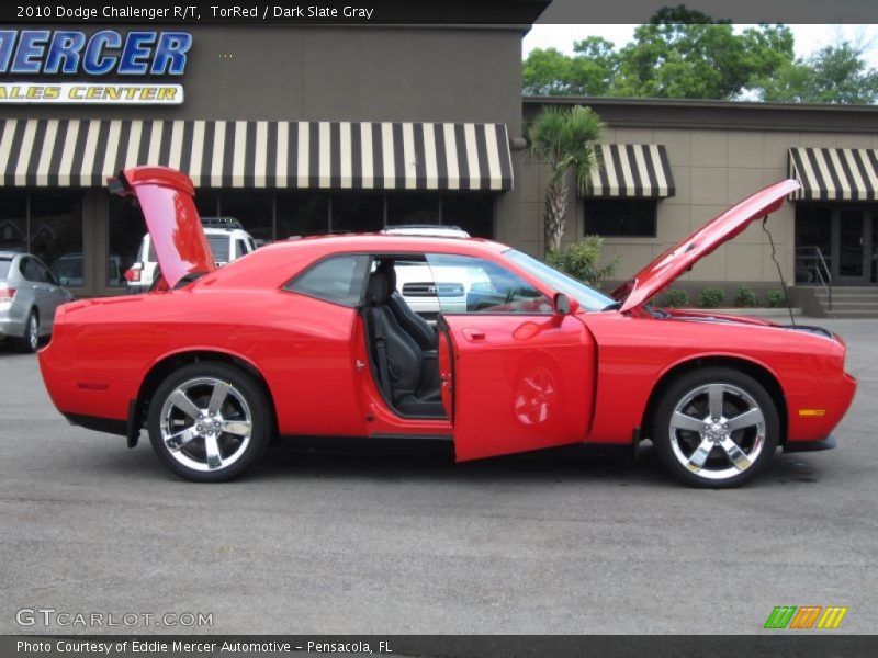 TorRed / Dark Slate Gray 2010 Dodge Challenger R/T