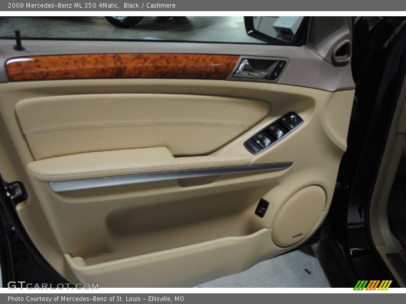Black / Cashmere 2009 Mercedes-Benz ML 350 4Matic