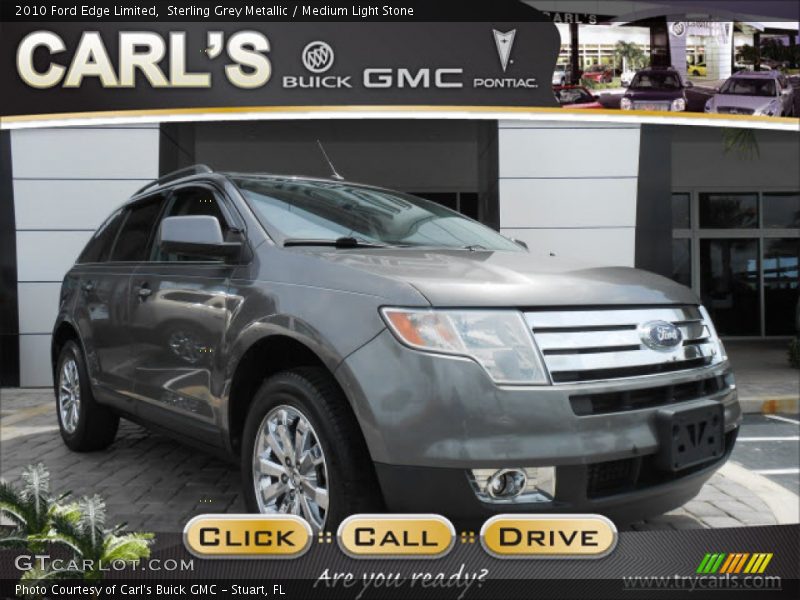 Sterling Grey Metallic / Medium Light Stone 2010 Ford Edge Limited