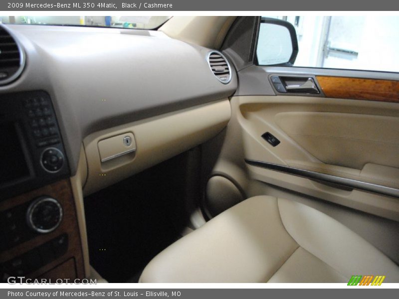 Black / Cashmere 2009 Mercedes-Benz ML 350 4Matic