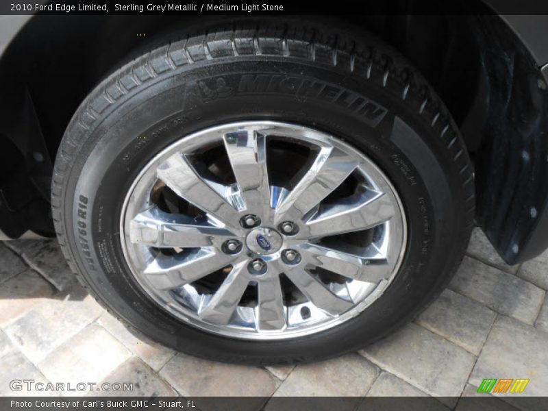 Sterling Grey Metallic / Medium Light Stone 2010 Ford Edge Limited