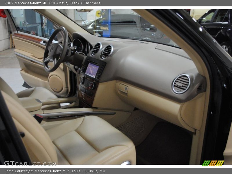 Black / Cashmere 2009 Mercedes-Benz ML 350 4Matic