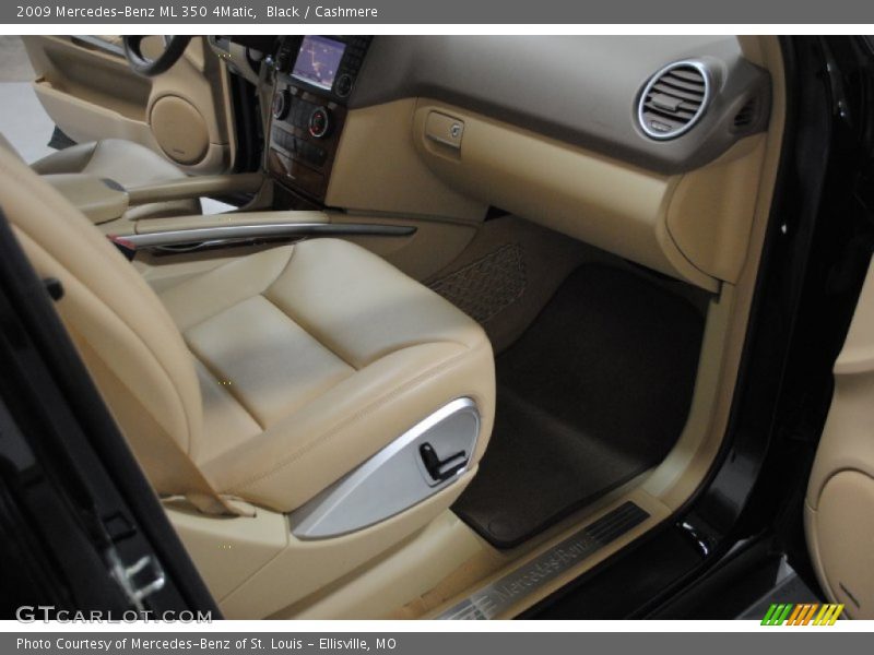 Black / Cashmere 2009 Mercedes-Benz ML 350 4Matic
