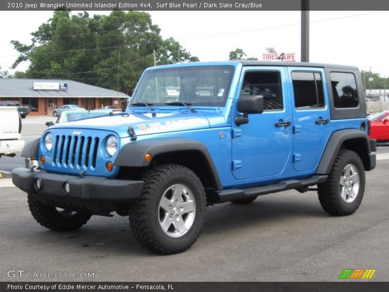Front 3/4 View of 2010 Wrangler Unlimited Islander Edition 4x4