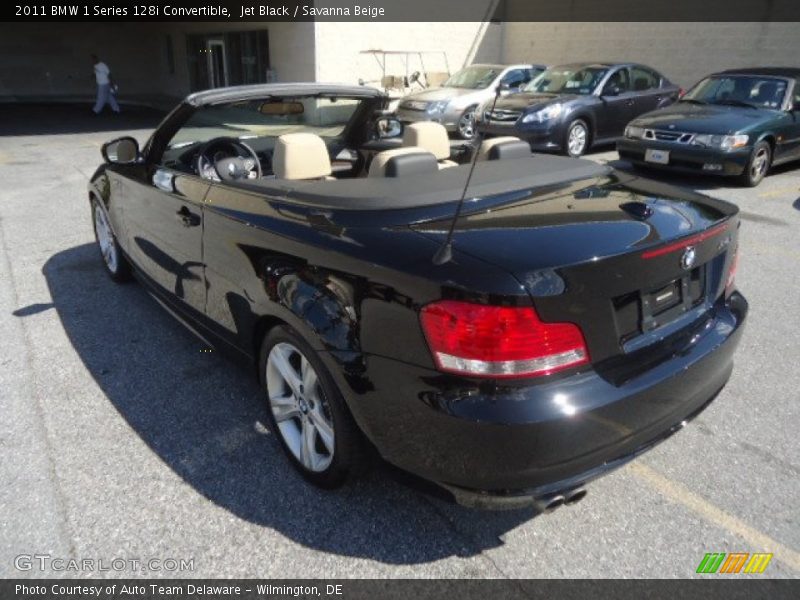 Jet Black / Savanna Beige 2011 BMW 1 Series 128i Convertible