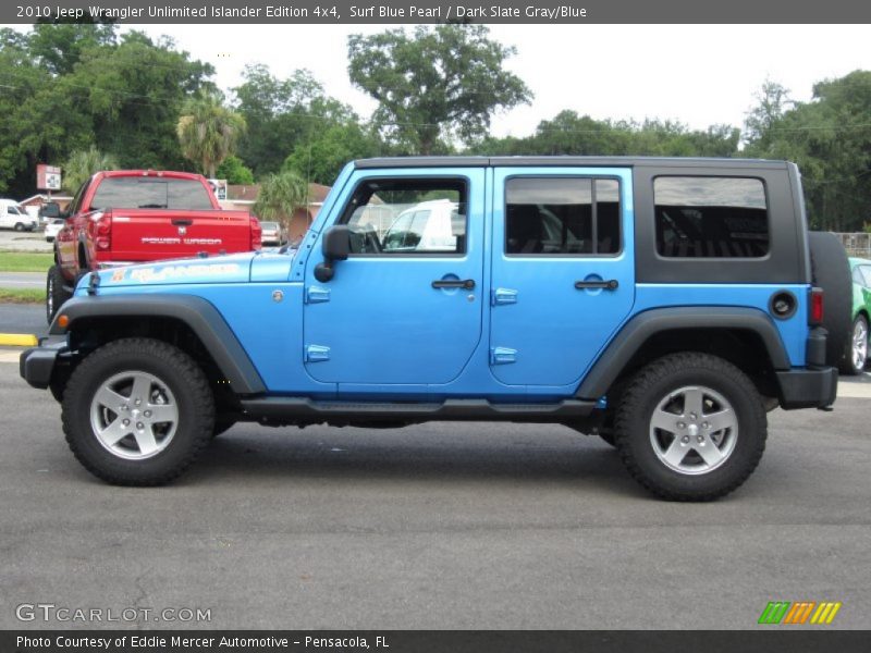  2010 Wrangler Unlimited Islander Edition 4x4 Surf Blue Pearl