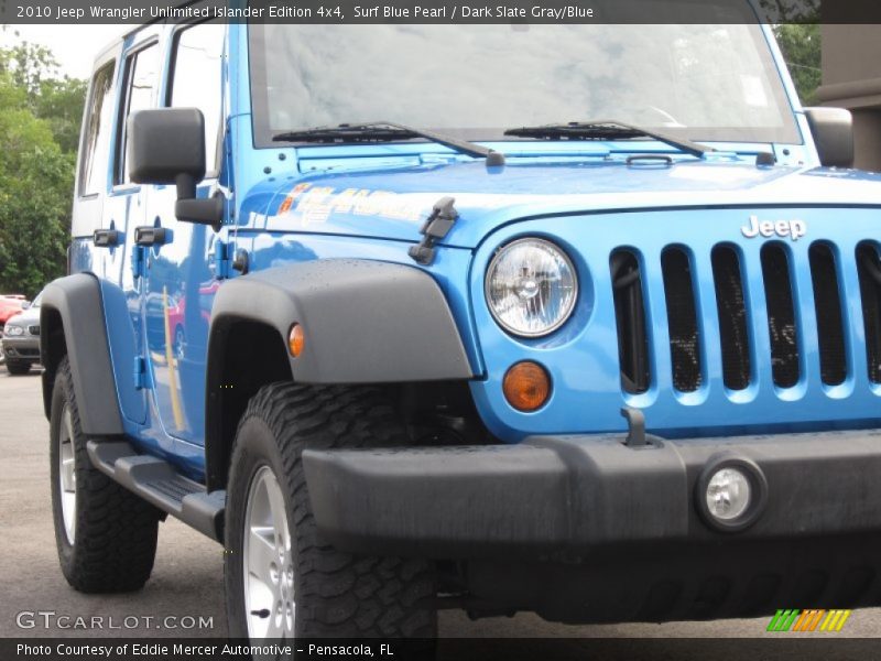 Surf Blue Pearl / Dark Slate Gray/Blue 2010 Jeep Wrangler Unlimited Islander Edition 4x4