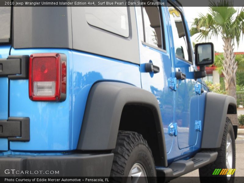 Surf Blue Pearl / Dark Slate Gray/Blue 2010 Jeep Wrangler Unlimited Islander Edition 4x4