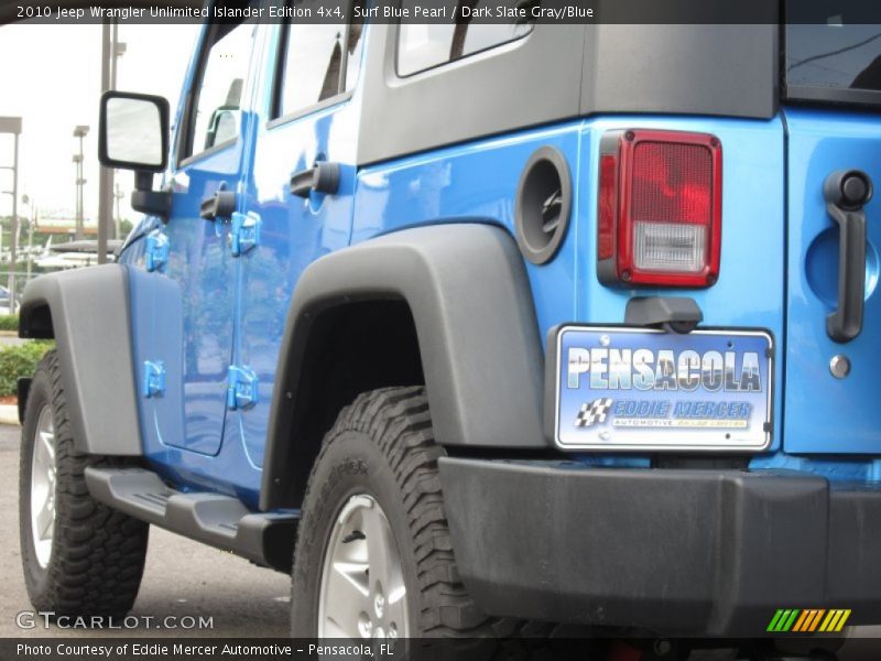 Surf Blue Pearl / Dark Slate Gray/Blue 2010 Jeep Wrangler Unlimited Islander Edition 4x4