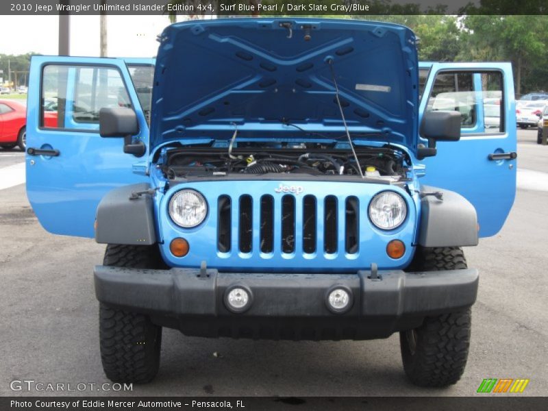 Surf Blue Pearl / Dark Slate Gray/Blue 2010 Jeep Wrangler Unlimited Islander Edition 4x4