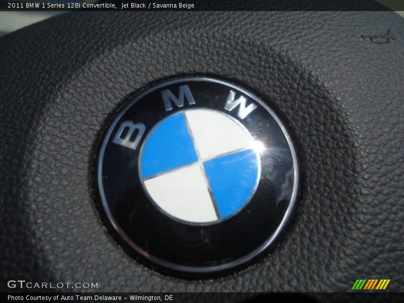 Jet Black / Savanna Beige 2011 BMW 1 Series 128i Convertible