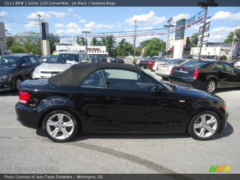 Jet Black / Savanna Beige 2011 BMW 1 Series 128i Convertible