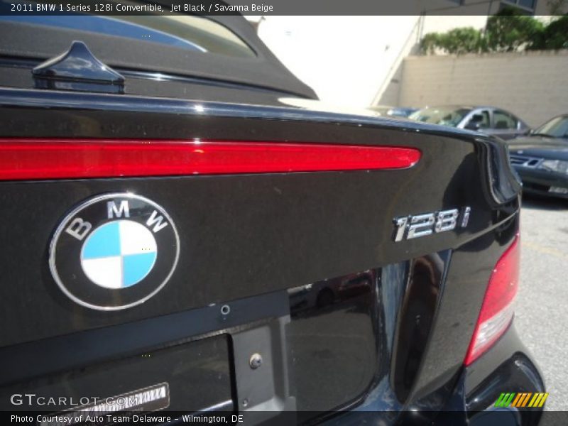 Jet Black / Savanna Beige 2011 BMW 1 Series 128i Convertible