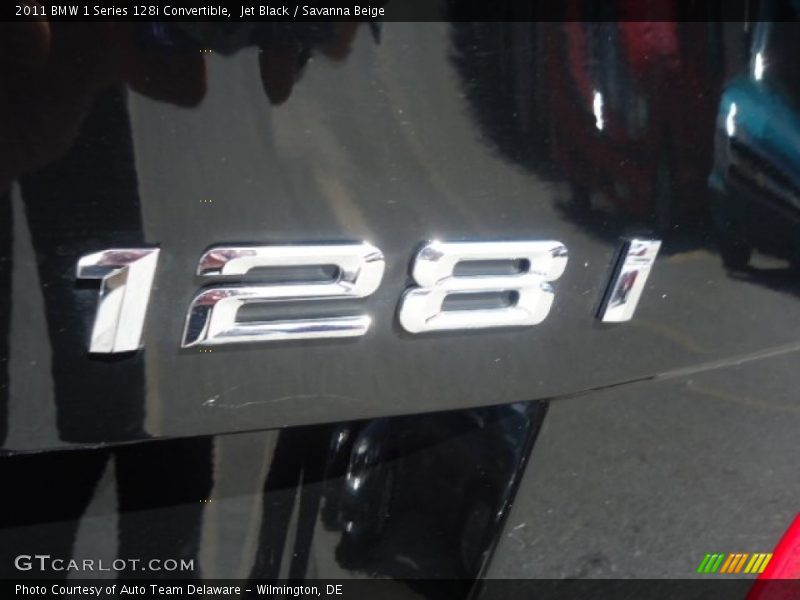 Jet Black / Savanna Beige 2011 BMW 1 Series 128i Convertible
