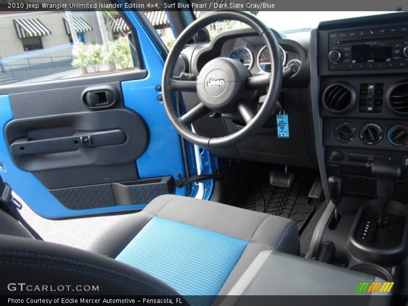  2010 Wrangler Unlimited Islander Edition 4x4 Dark Slate Gray/Blue Interior