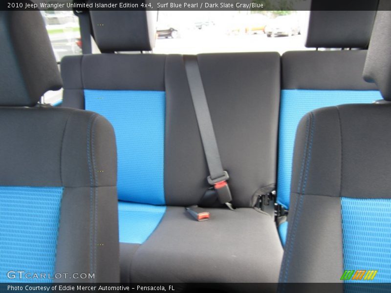 Surf Blue Pearl / Dark Slate Gray/Blue 2010 Jeep Wrangler Unlimited Islander Edition 4x4